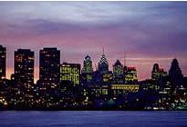 City of Philadelphia Skyline